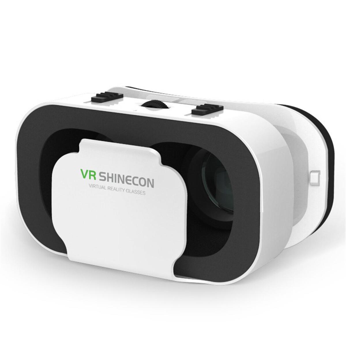 G05 Shinecon VR 3D Glasses for Smartphones 4.7–6.53 Inch, Virtual Reality Headset with Back Camera Window