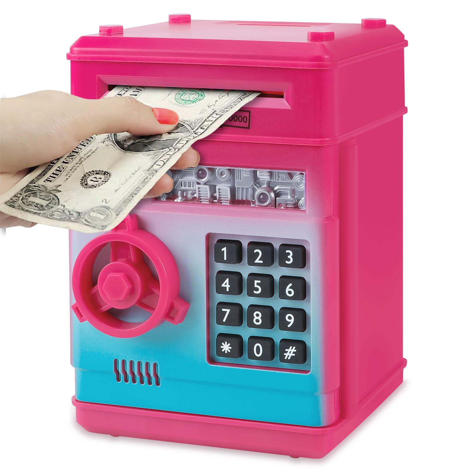 Mini piggy bank safe kawaii