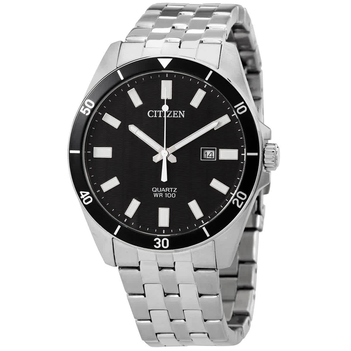 New European and American fashionable Stailnless Steel Men's Quartz Watch For men-2