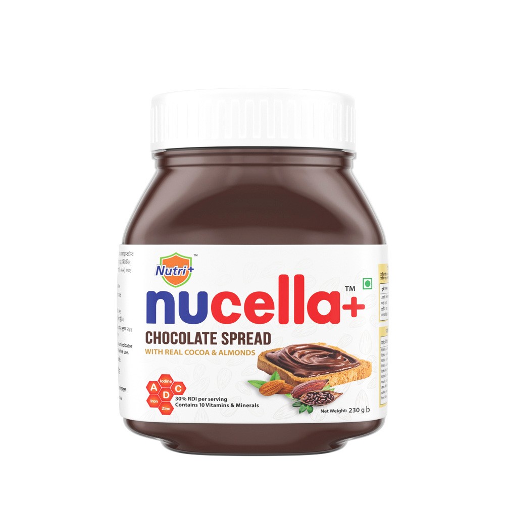 Nucella Fortified Chocolate Spread Cocoa & Almond 400g