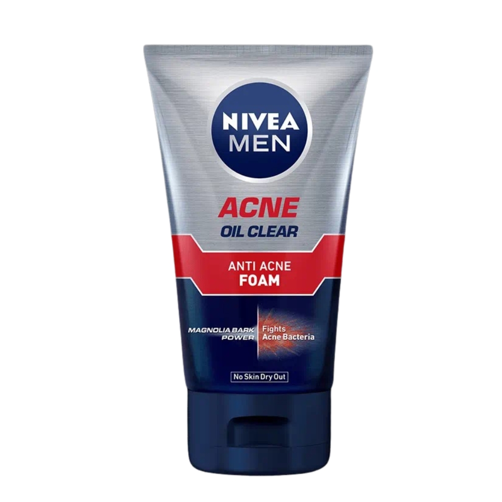 Nivea Men Acne Oil Clear Anti Acne Facial Foam 100g