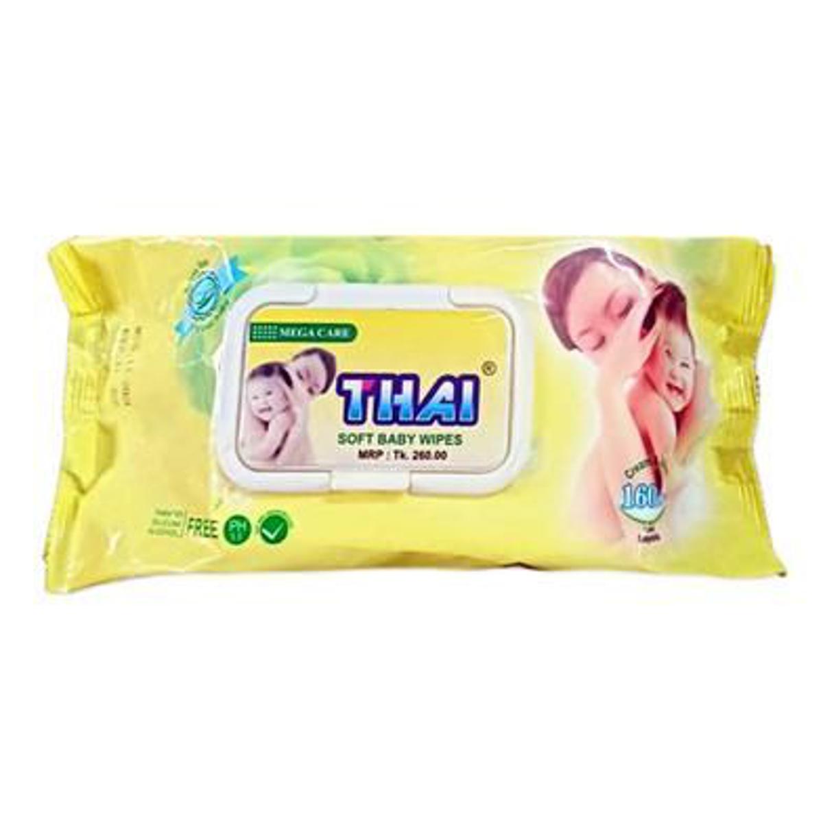 Thai Baby Wet Wipes- 160 Pcs