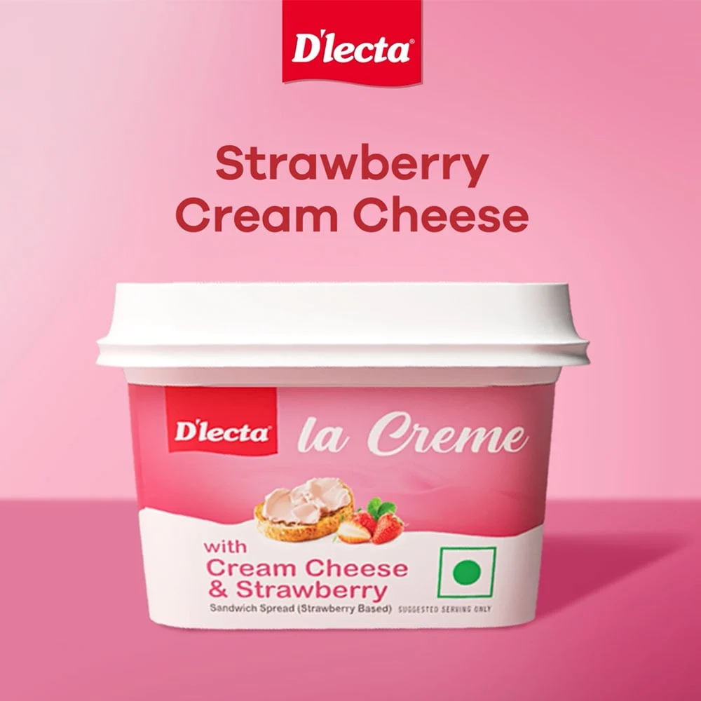 D'LECTA La Cream- With Cream Cheese & Strawberry