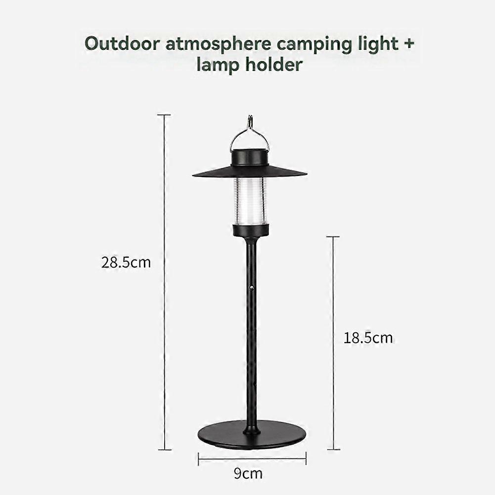 Outdoor Camping Desktop Atmosphere Light Portable Camping Decorative Lights Retro Camp Tent Light Portable Hanging Lamp Portable Lamp