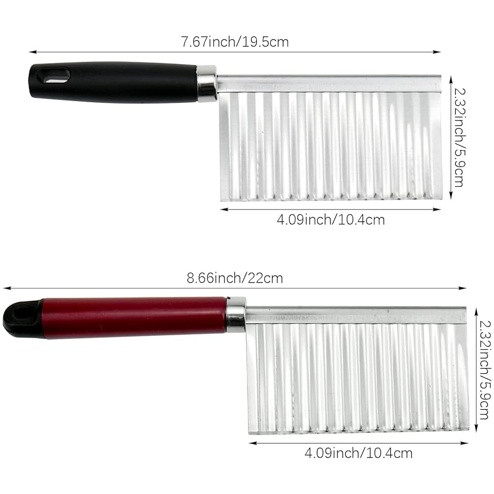Potato Wavy Slicing Cutter French Fries Cutter Vegetable
