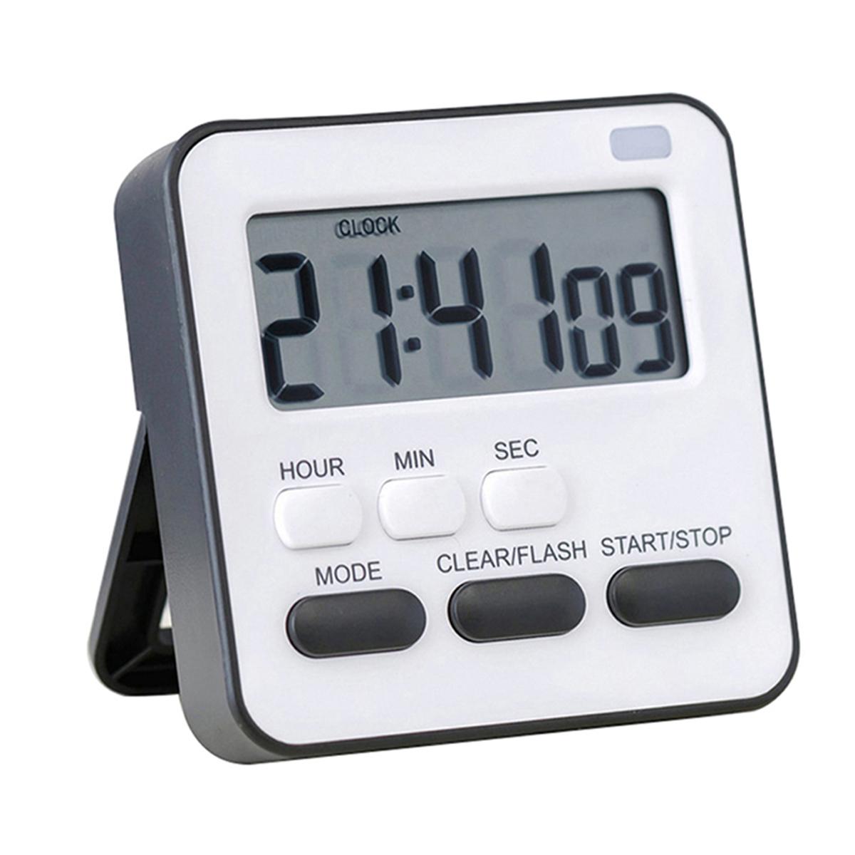 Kitchen Timer English 24-hour Electronic Timer Digital Reminder Alarm Clocks Cooking Countdown Timer LCD Multifunction Home