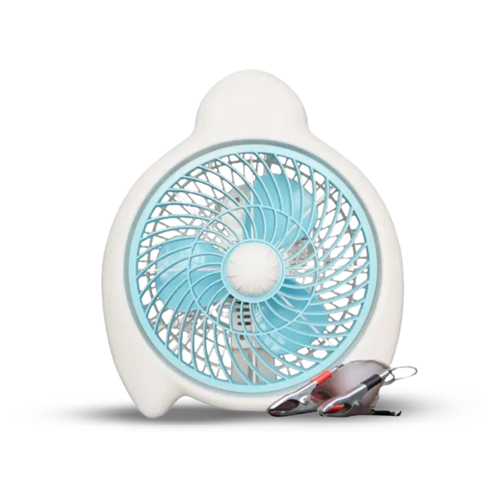 Table Fan, Desktop Fan, 12 Volt DC Battery Operated Fan, Model Dabai