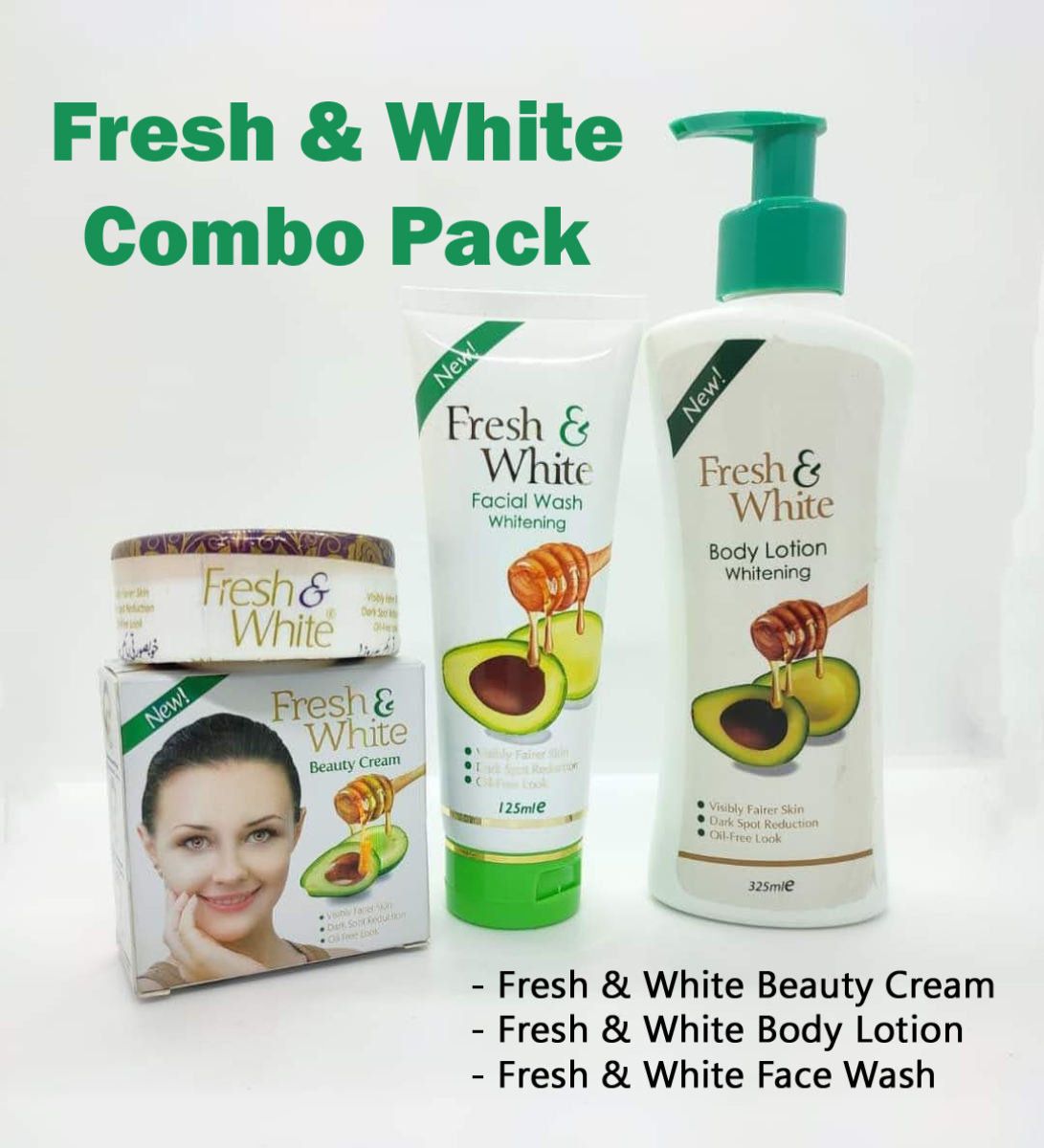 Fresh And White Beauty Combo pack (Night Cream & Lotion)