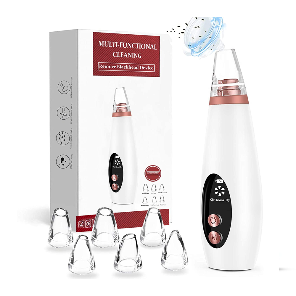 Rechargeable Device for Removing Blackheads and Whiteheads for Men and Women