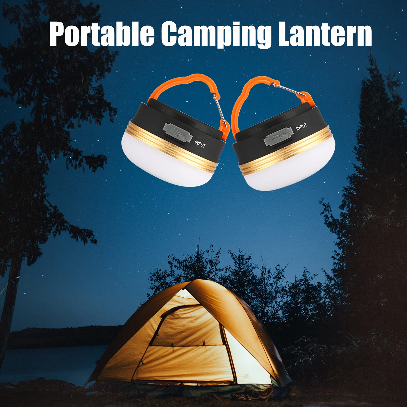 10W High Power Camping Lantern Tents Lamp aaa battery power Portable Camping Lights Outdoor Hiking Night Hanging Lamp
