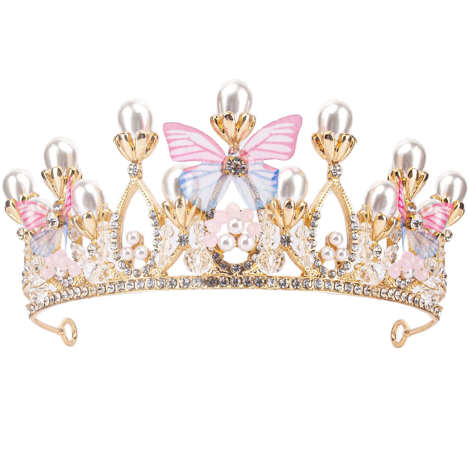 Wedding Bride Crown Headwear Rhinestone Tiaras Cute Head Pin Gift