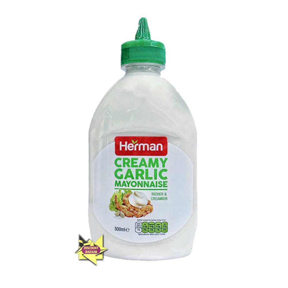 Herman - Creamy Garlic Mayonnaise,500ml