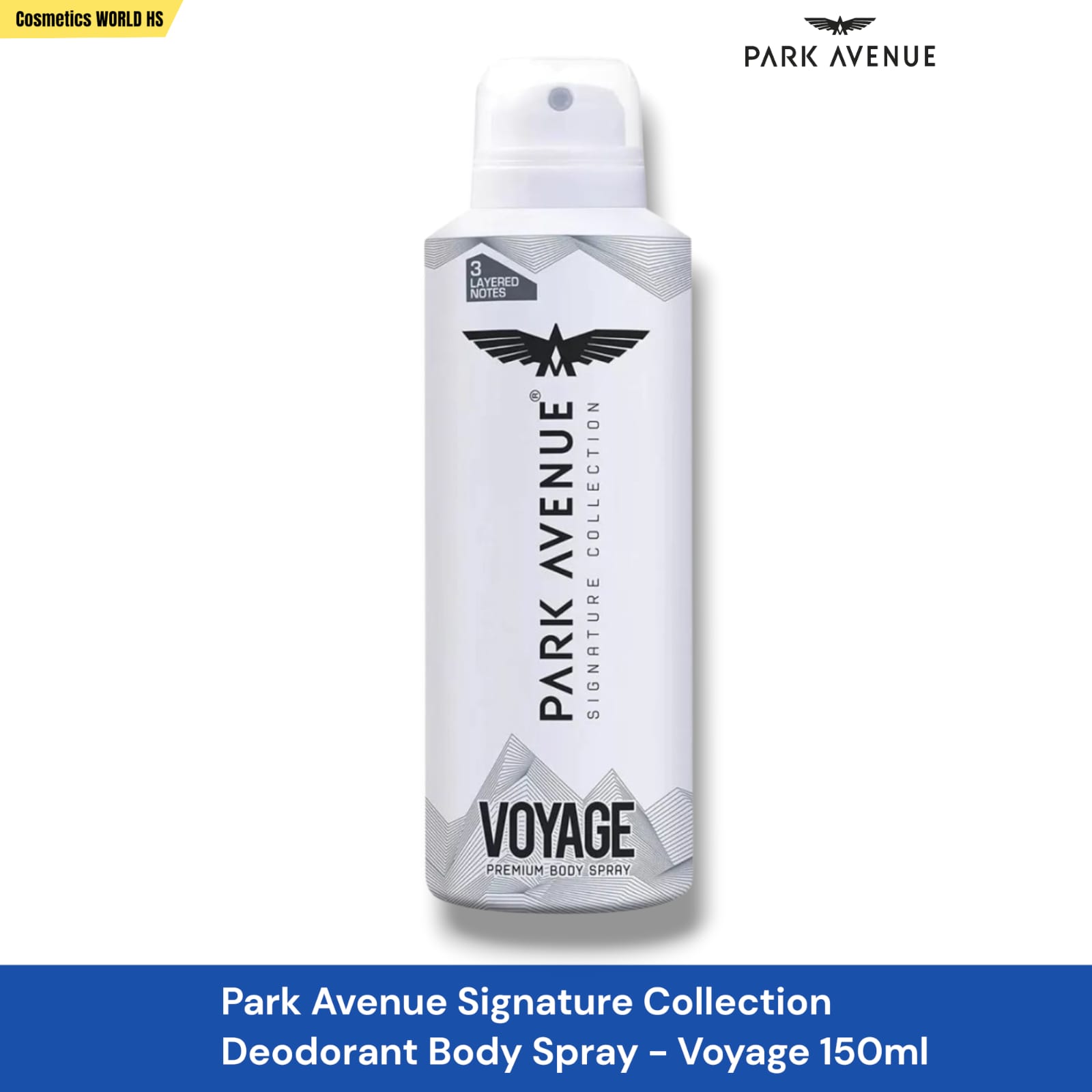 Park Avenue Voyage Signature Deodorant For Men 150 ml & Park Avenue Pocket Perfume Good Morning - 18ml (Bundle - 2pcs)