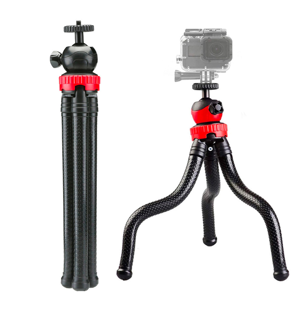 Mobile and Camera/SLR Camera Gopro Flexible Portable Octopus Tripod/High Quality Vlogging Tripod - Mirrorless System Camera