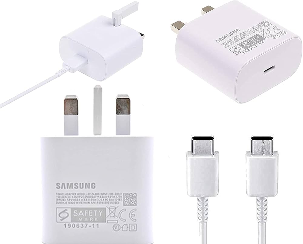 45W PD Fast Power Adapter 3 Pin For Samsung Mobile