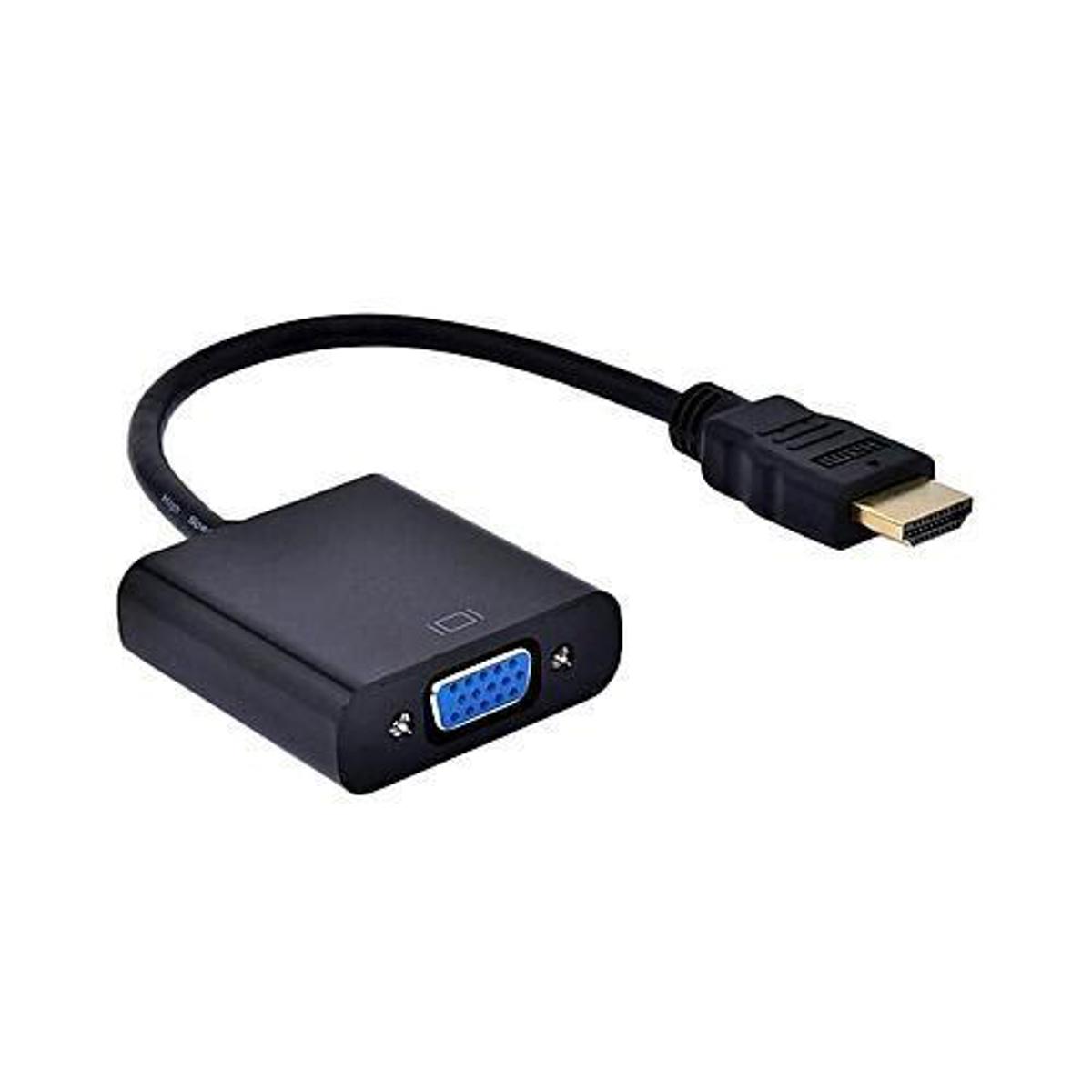 CASIFY HDMI to VGA Cable Converter 1080P HDMI Male to VGA Female Video Cable Cord Converter Adapter For PC HDTV TV HDMI to VGA Adapter Male to Female