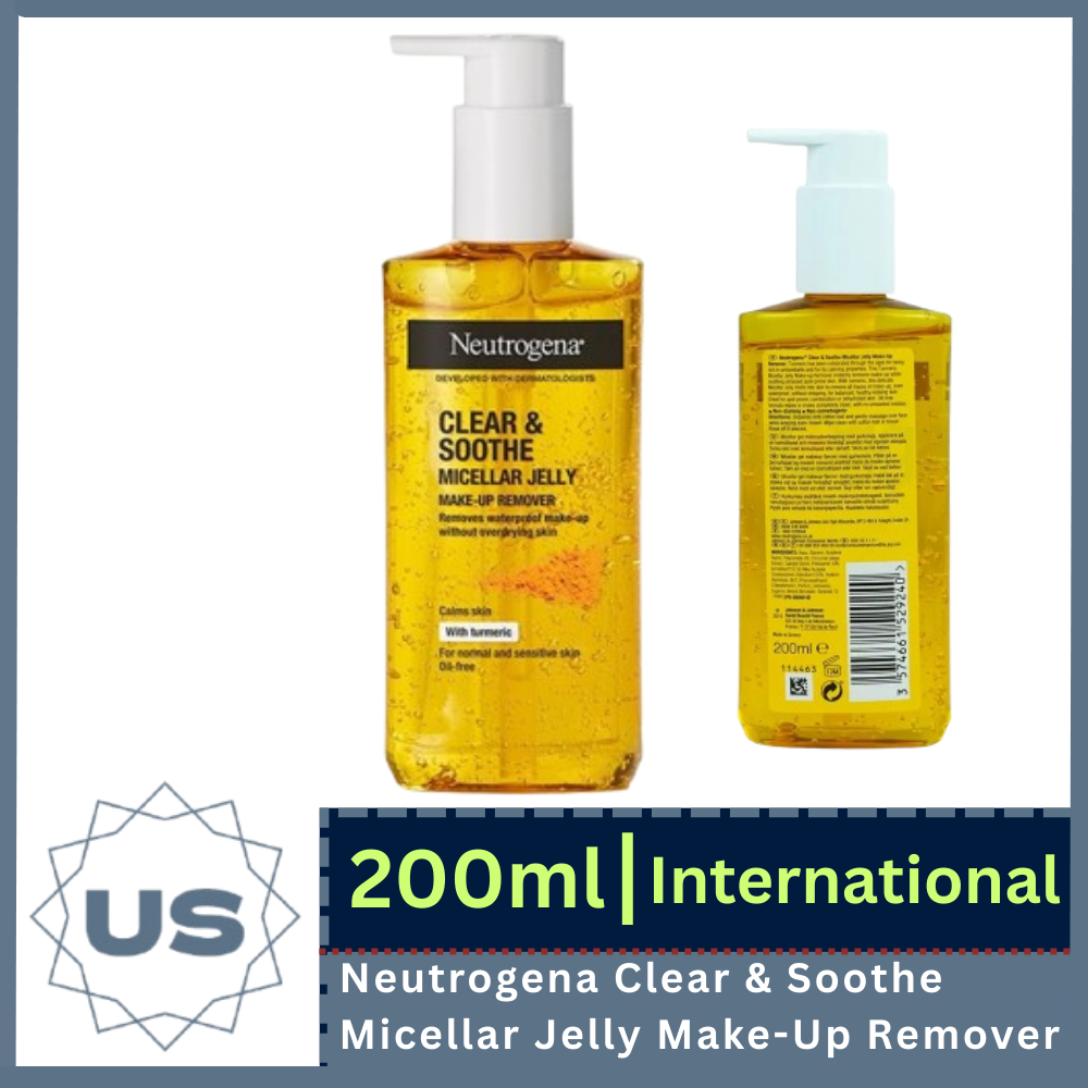 Neutrogena Clear & Soothe Micellar Jelly Make-Up Remover I 200 ml I Intermational