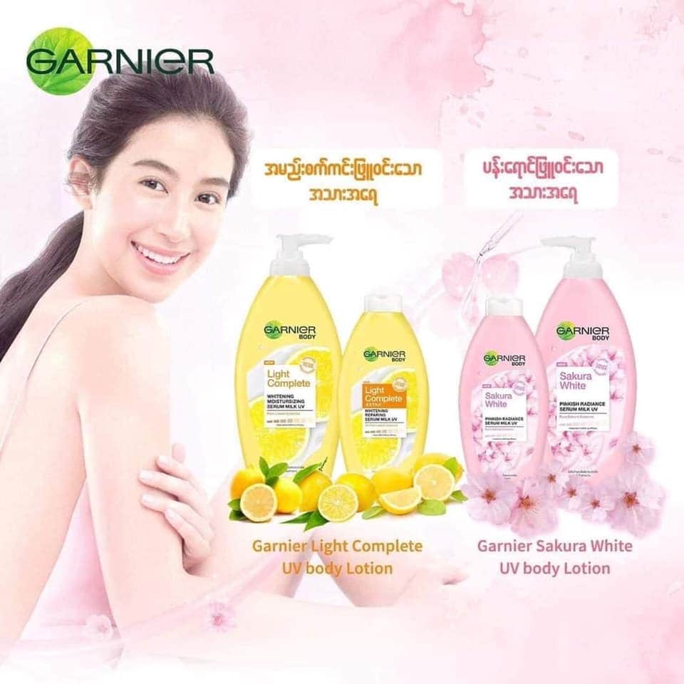 Garnier Light Complete Extra Repairing Serum Milk UV Body Lotion 400ml