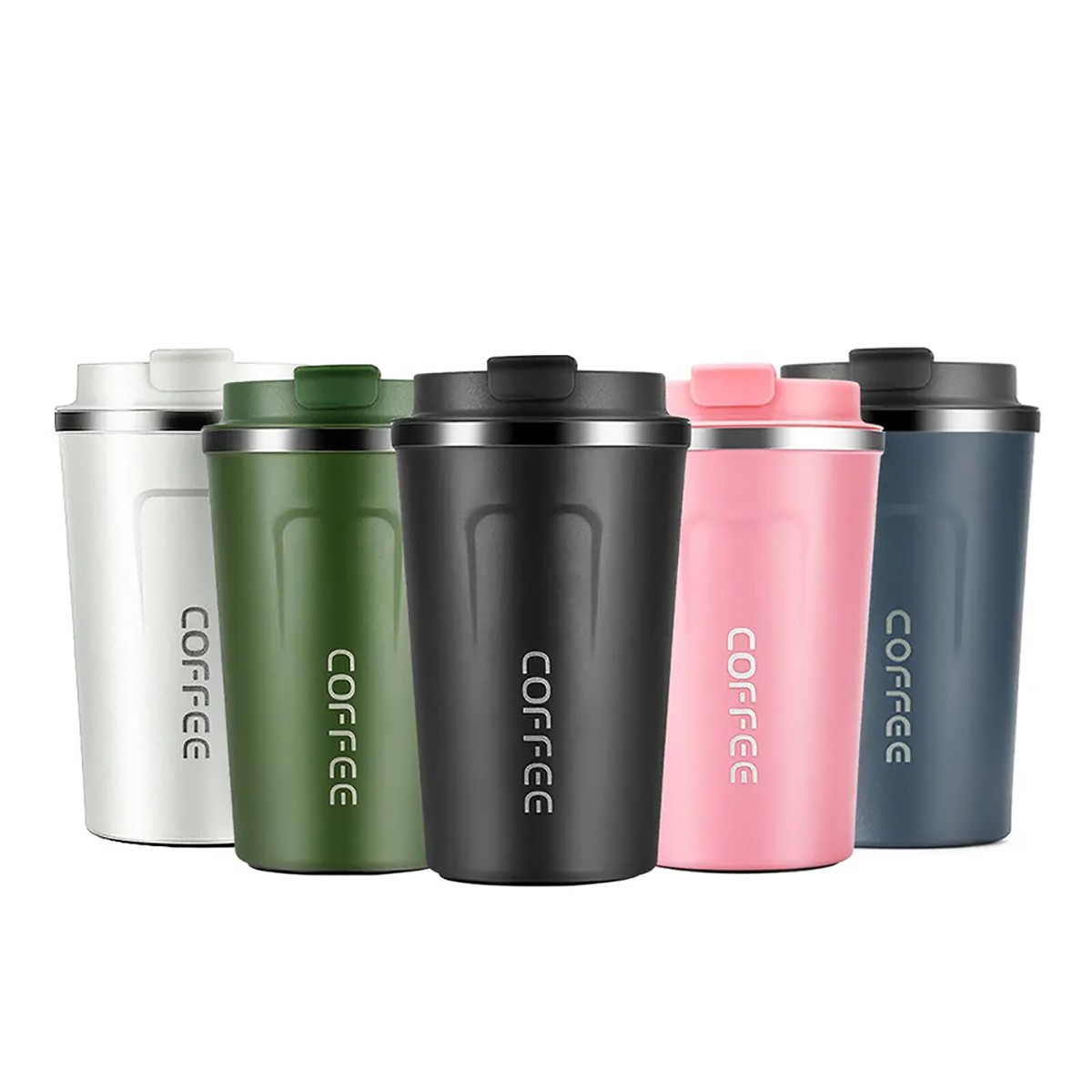 High Quality 400ml Portable Stainless Steel Travel Vacuum Insulated Coffee Mug with straw Lid