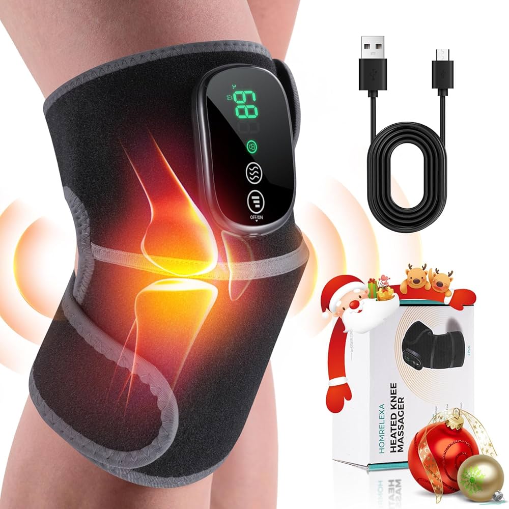 Cordless Heated Knee & Joint Massager – Touch Screen Control