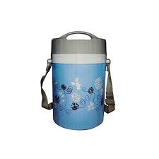 Kiam Monalisa Steel Hot Tiffin Carrier Lunch Pot - Box - Tiffin Box For Office