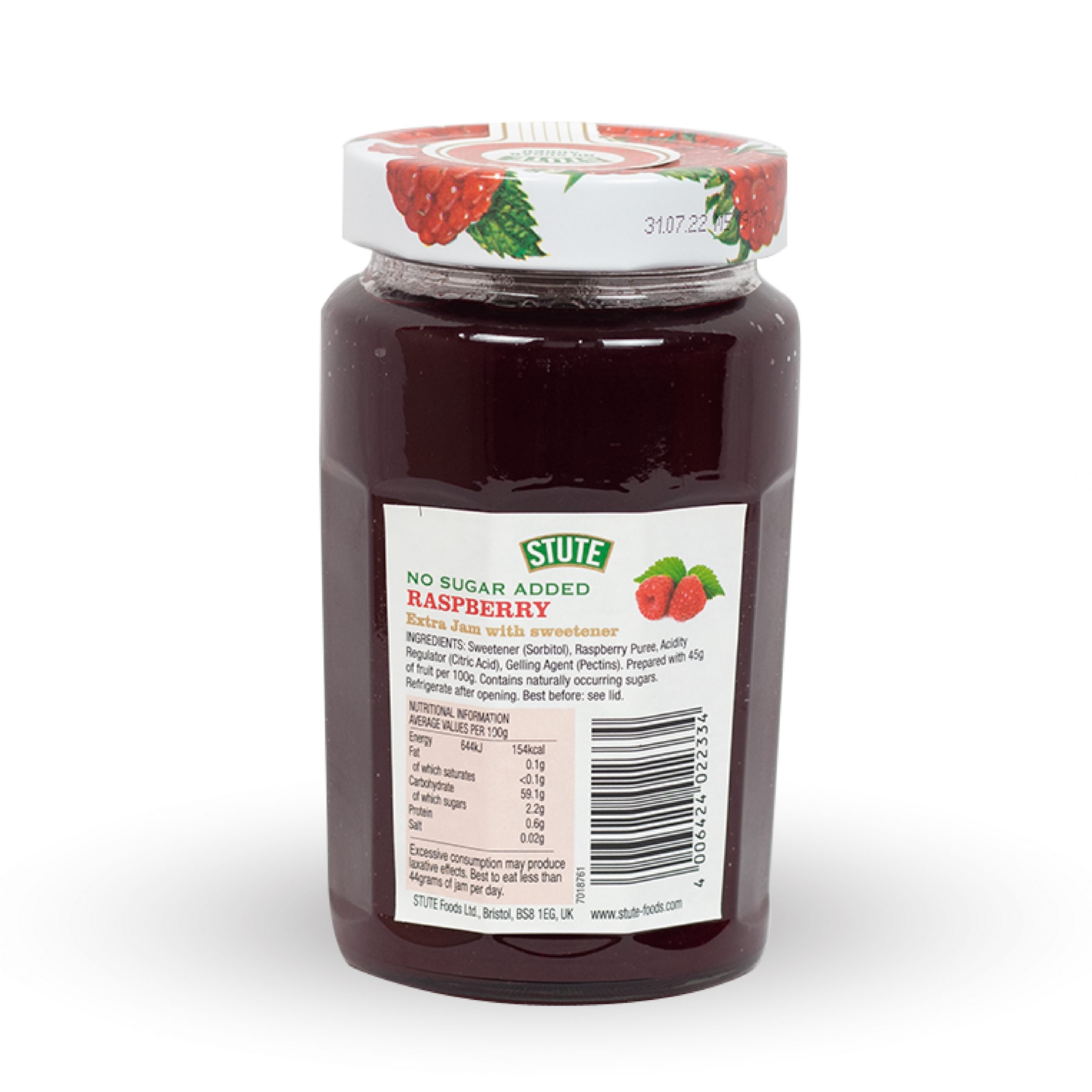 Stute Diabetic Jam Raspberry 430gm