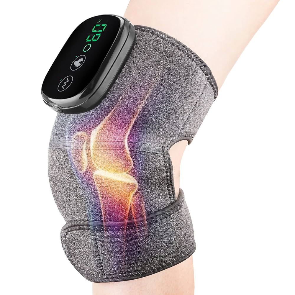 Cordless Heated Knee & Joint Massager – Touch Screen Control