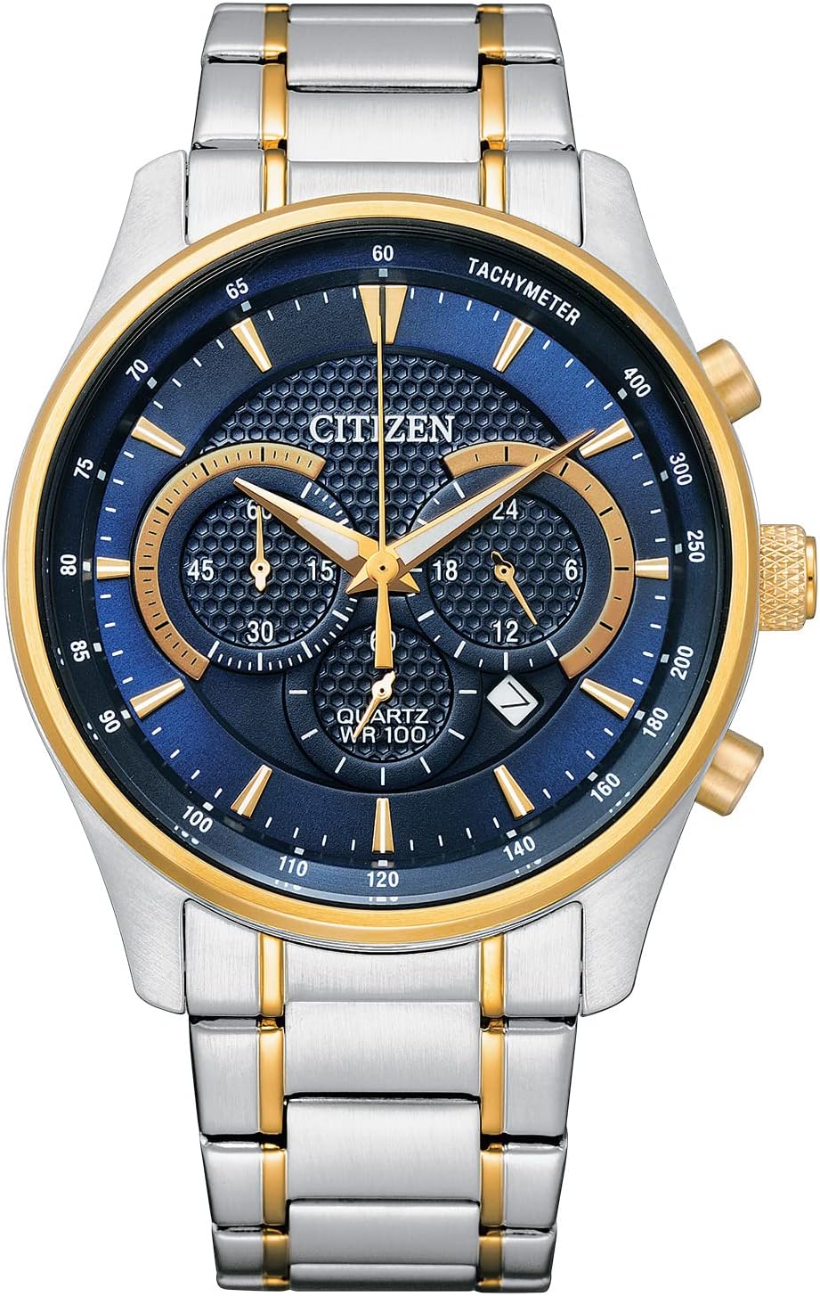 New European and American fashionable Stailnless Steel Men's Quartz Watch For men-2