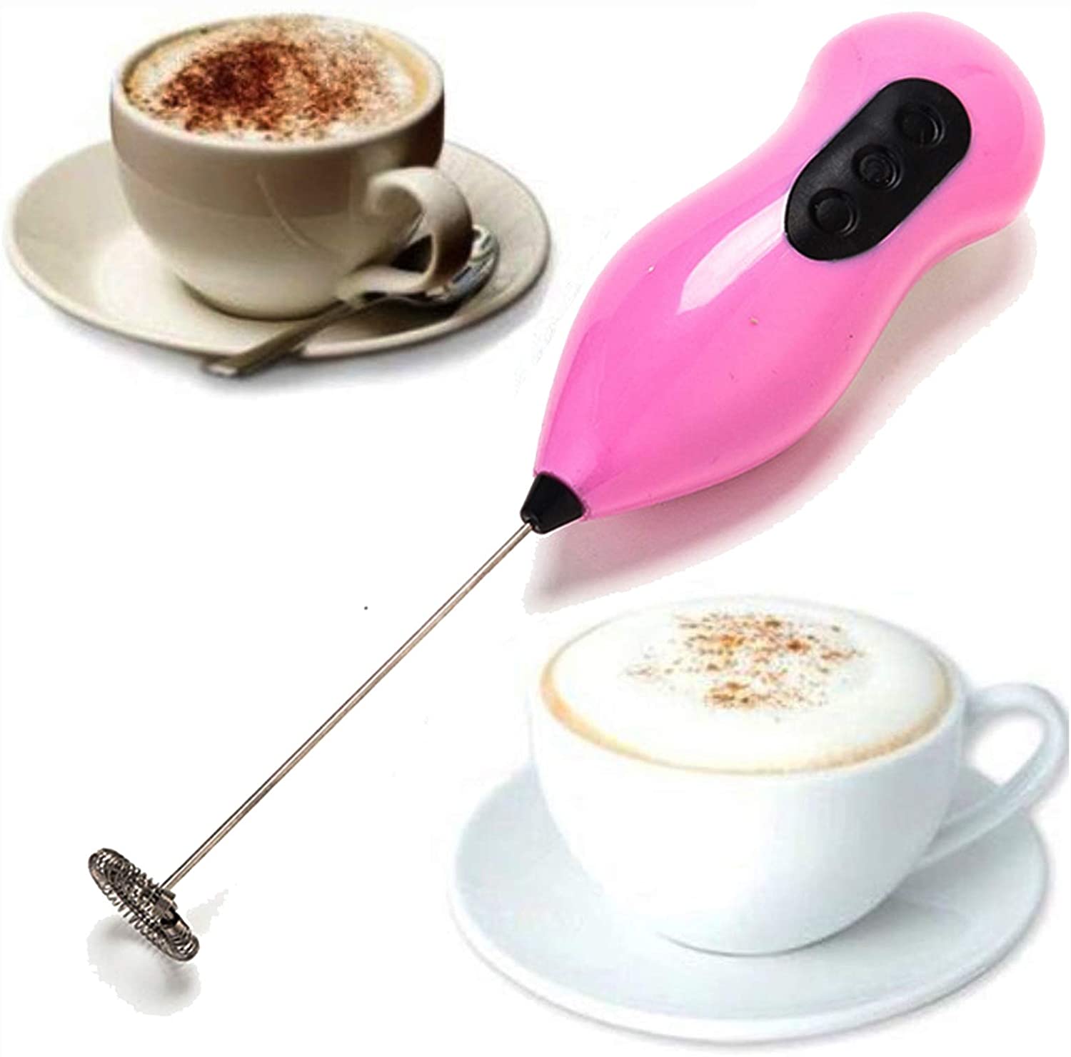 Mini Drink Frother, Portable Hand Blender for Lassi, Milk, Coffee, Egg Beater Mixer.
