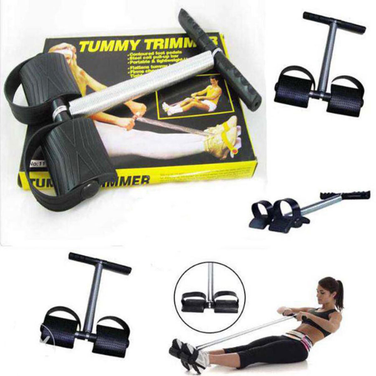 Tummy Trimmer Double Spring Tummy Trimmer / Fitness Tummy Trimmer/abs Tummy Trimmer/abs Exerciser Tummy Trimmer/Multipurpose Fitness Equipment for Men and Women