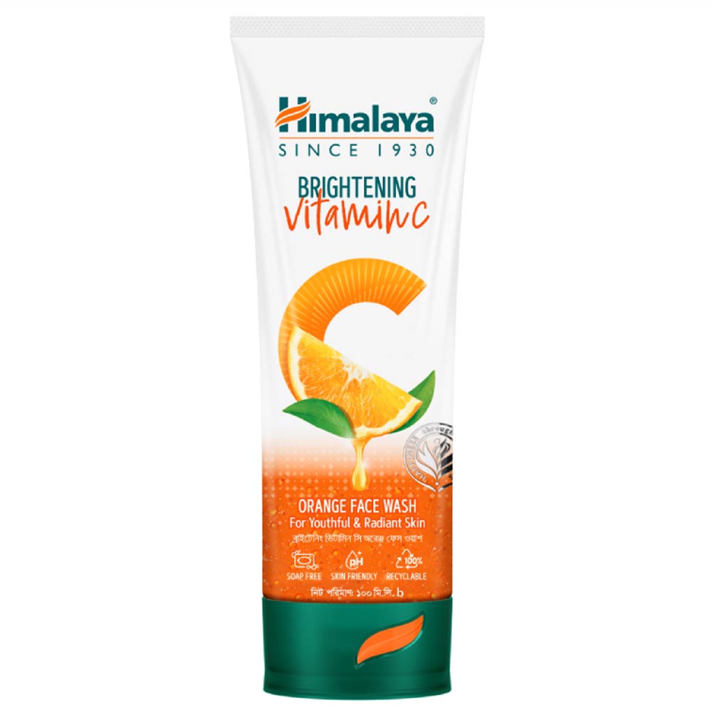 Himalaya Brightening Vitamin C Orange Face Wash - 100ml