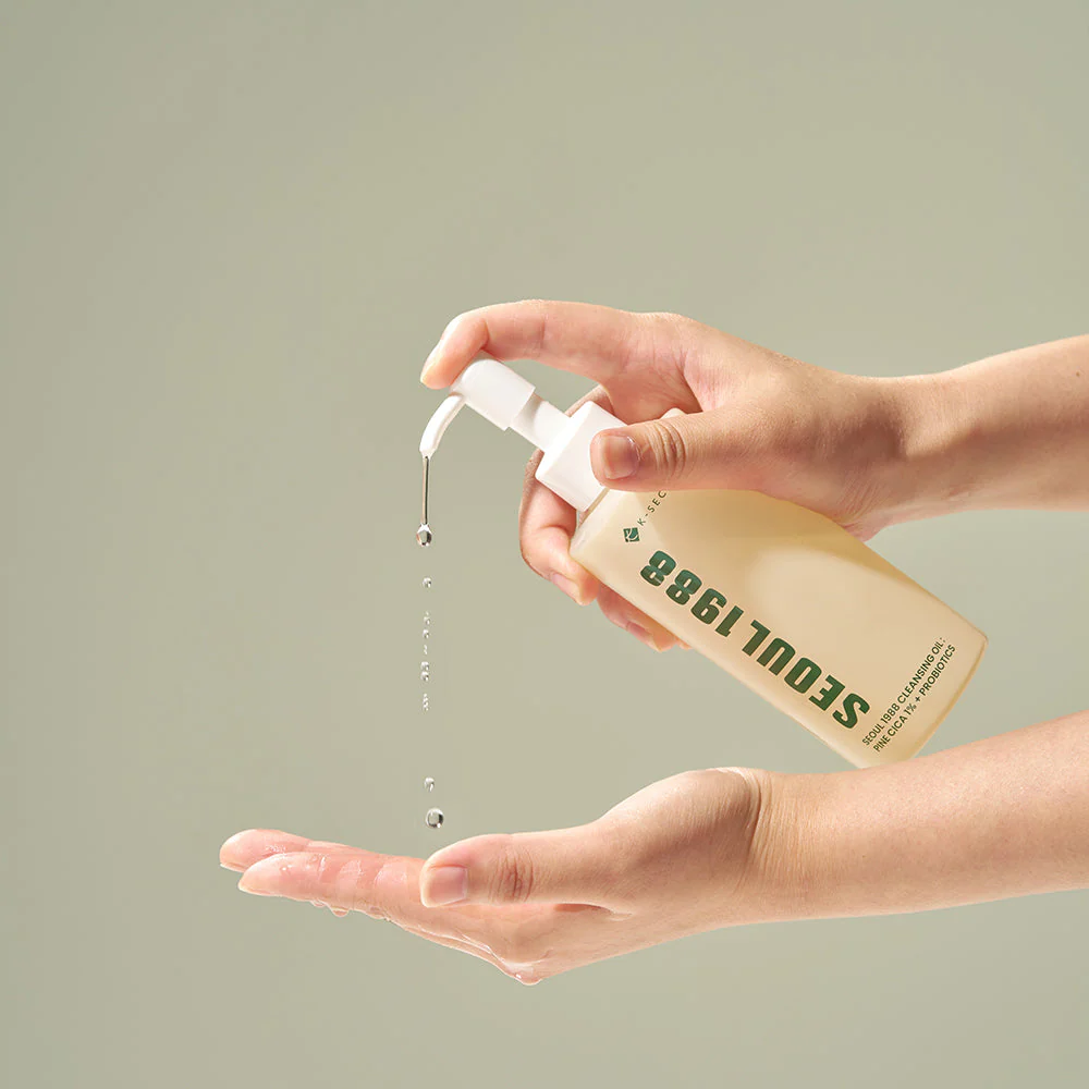 K-SECRET Seoul 1988 Cleansing Oil : Pine Cica 1% + Probiotics -200ml