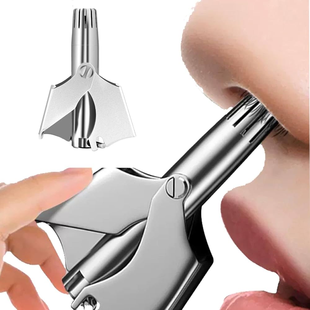 Nose hair trimmer for men Nose Manual Trimmer Mini Nose Trimmer