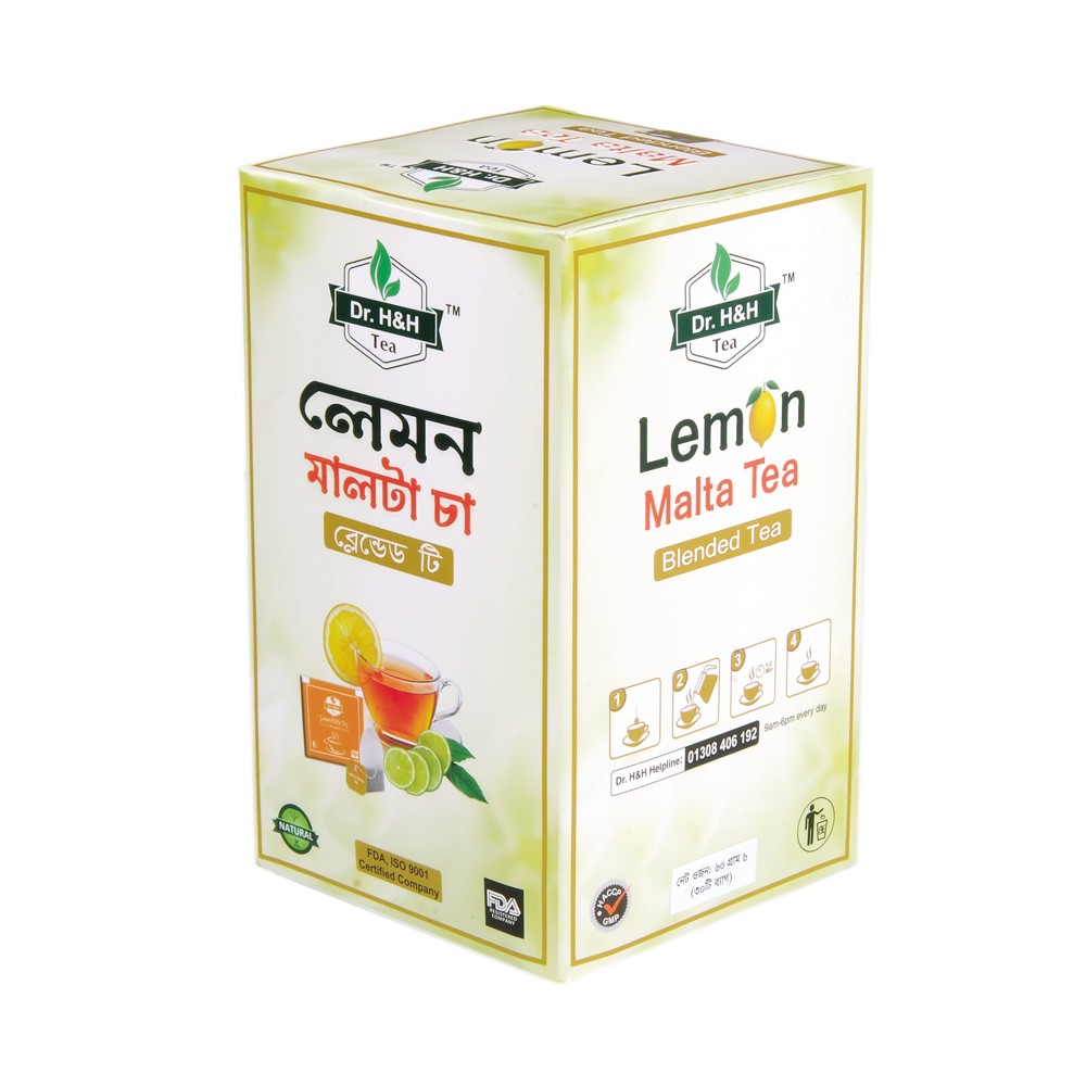 Dr. H&H Lemon Malta Tea - 30 Tea Bags 60gm