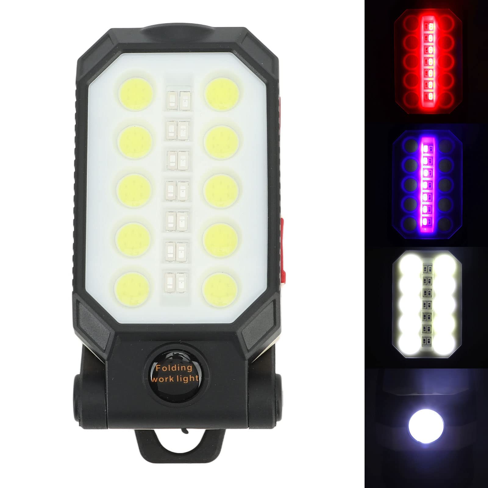 COB Rechargeable Work Light Portable Magnetic Hanging Lamp Outdoor Lighting Emergency Lights