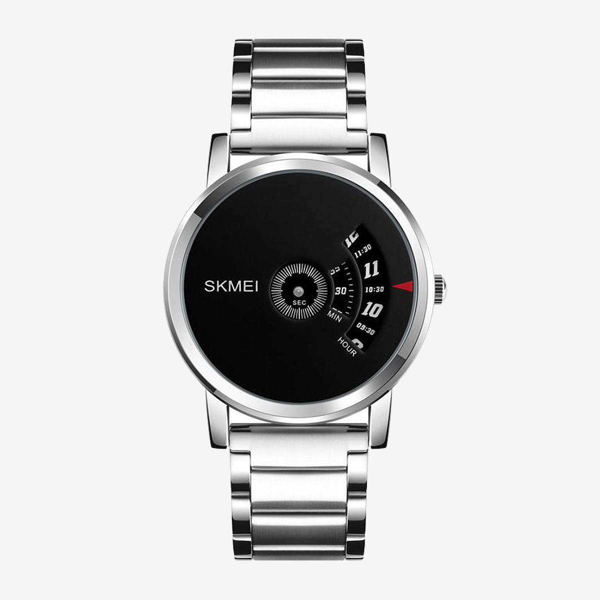 SKMEI Fashion Quartz Waterproof Creative Stainless Steel Business Watch For Men 1260 Qualityful - Easy To care and Longive