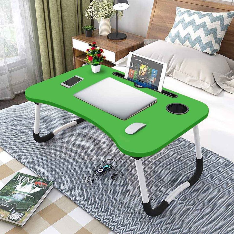 Versatile - Computer Laptop Desk Small Foldable Multi-Function Bed Desk Simple Dormitory Lazy Table Bed with Laptop Table - Tremendously Adaptable