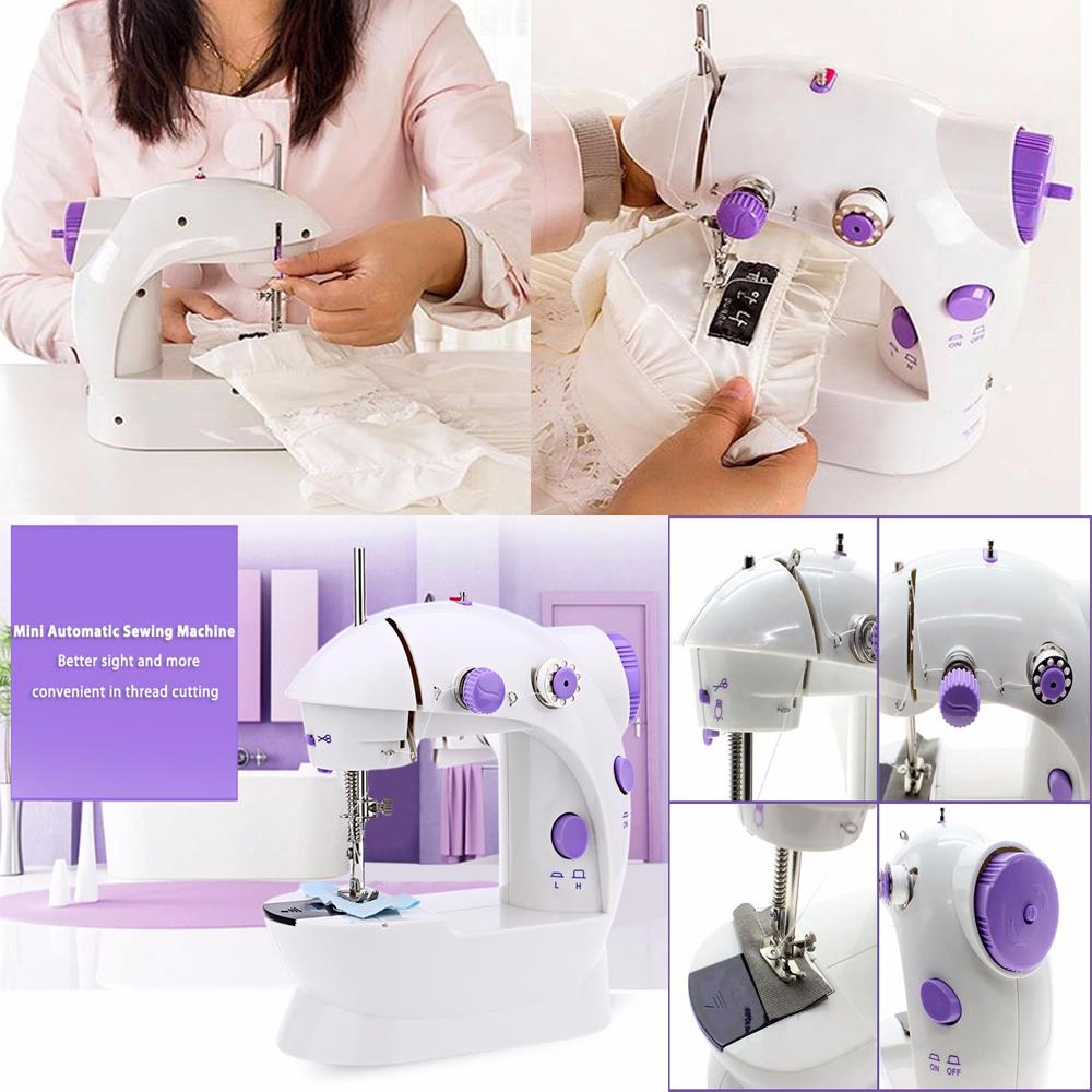 Dual Speed Portable Mini Electric Pedal Sewing Machine