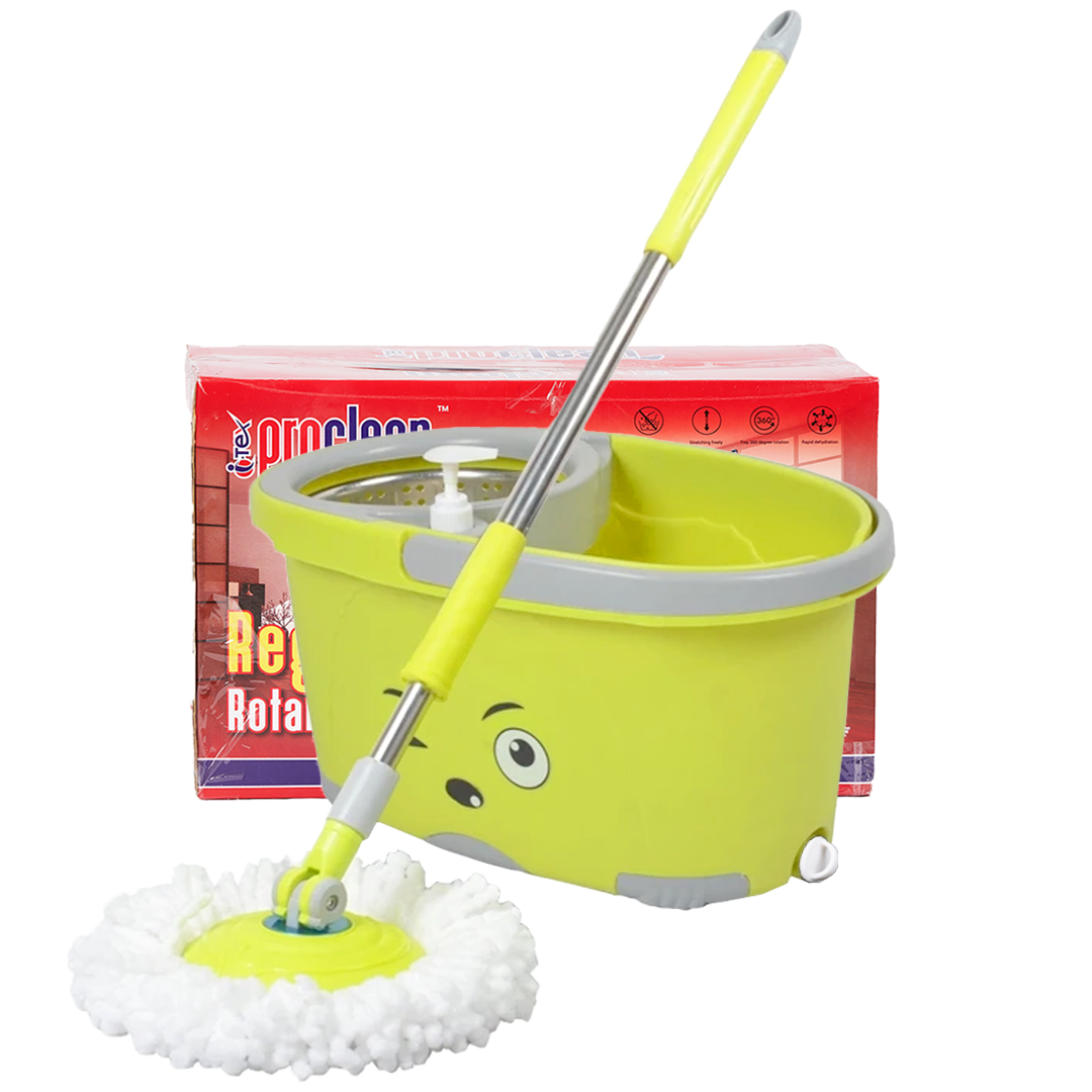 Microfiber 360 Degree Regular Rotary/Spin Mop Floor Cleaning Mop_RM-9623