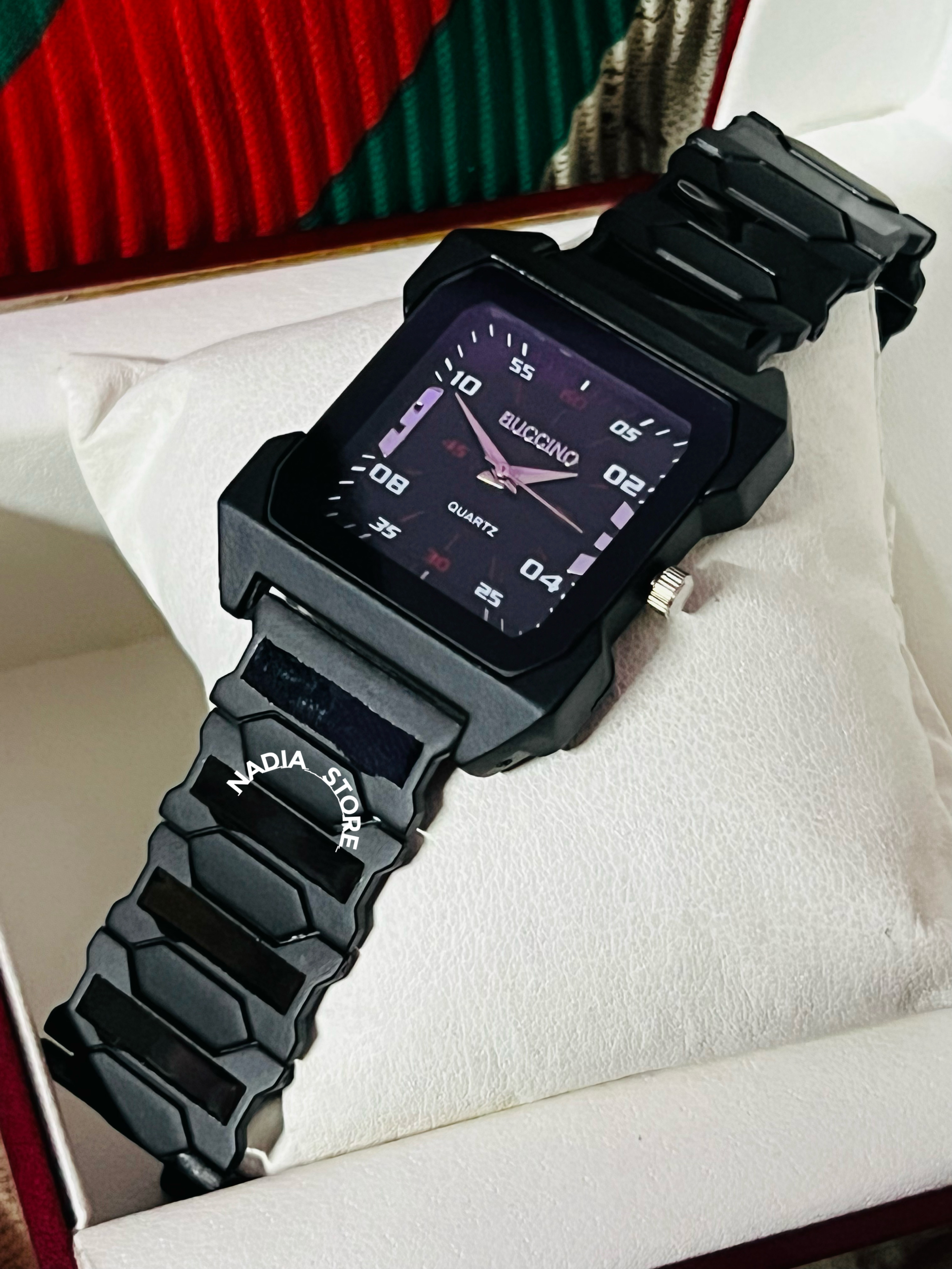 New Analog Men'S Luxury Stainless Steel Watch For Men Square - Watch - Watch