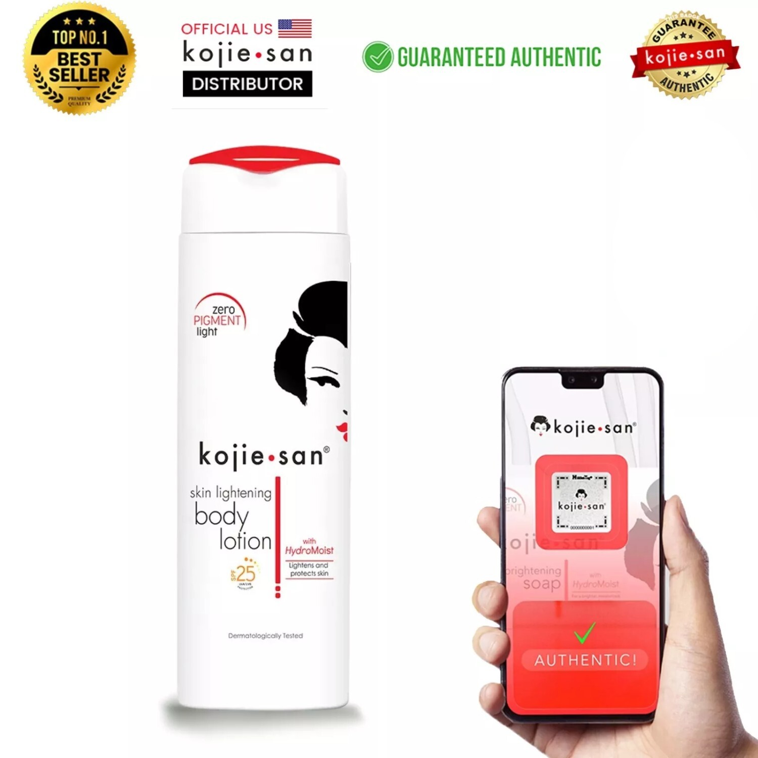 Kojie San Body Lightening Lotion for whole Body Whitening,100gm
