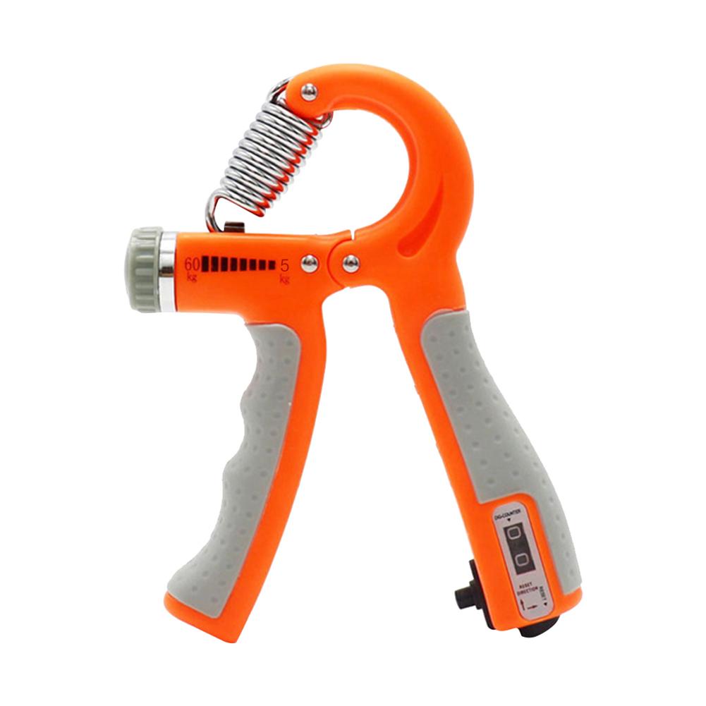 Adjustable Heavy Counting Grips 10-100Kg (Orange) - Sports & Fitness