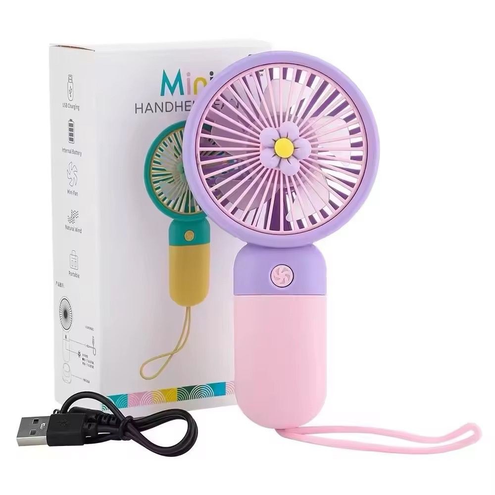 Portable Mini Rechargeable Travel Fan For Indoor And Outdoor Use Handheld 3 Gear Speed Desktop Fan Stylish Fan – Travel Fan, Mini Fan Body, USB Charging, Perfect for Outdoor & Indoor Use By Pucxo