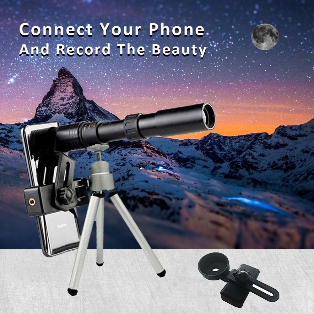 【Clearance sale】 10-300x40 Zoom HD 4K Portable Strong Long Range Professional Monocular BAK4-Prisms For Camping