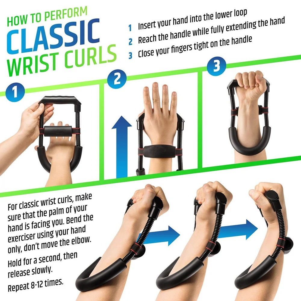 New Strong Man Hand Grip Gym Grippers Arm Wrist Developer Forearm flexor Muscle Strengthen Exercise Trainer Device