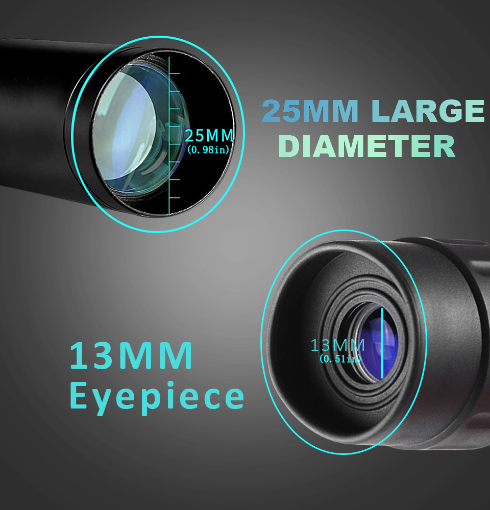 【Clearance sale】 10-300x40 Zoom HD 4K Portable Strong Long Range Professional Monocular BAK4-Prisms For Camping