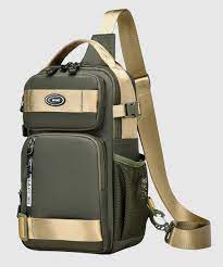 Riding backpack for men, men's chest bag, casual men's single shoulder bag, lightweight and large-capacity crossbody bag