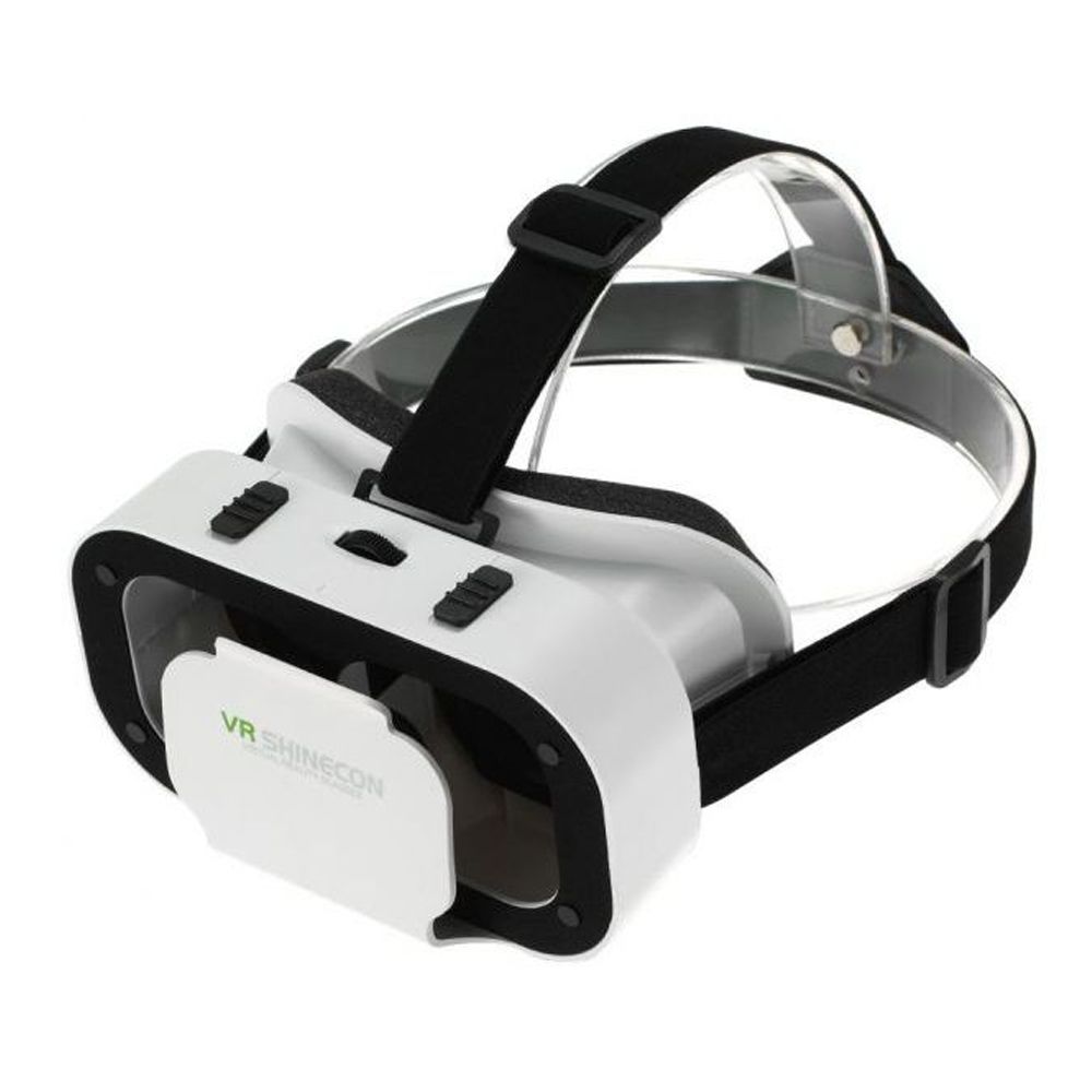 G05 Shinecon VR 3D Glasses for Smartphones 4.7–6.53 Inch, Virtual Reality Headset with Back Camera Window