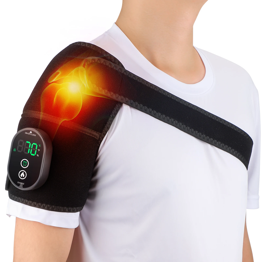 Cordless Heated Knee & Joint Massager – Touch Screen Control