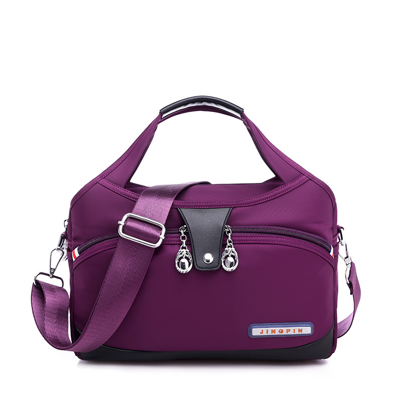 Large Capacity Waterproof Anti-Theft Ladies Bag - Blue, Black, Purple, Red